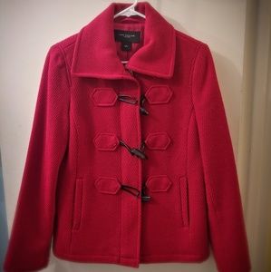 Red Ann Taylor coat